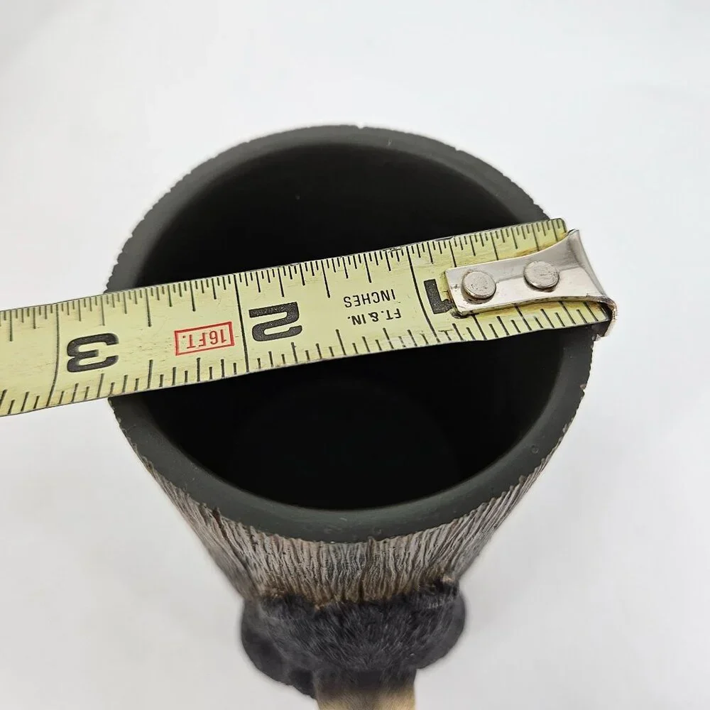 Black Bear Bathroom Cup Drinking Tumbler Holder Rustic Lodge Kitchen NEW 4